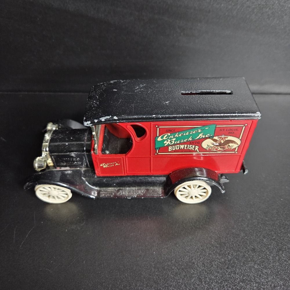 Ertl Anheuser Busch Budweiser 1923 Chevy Delivery Van Coin Bank Diecast